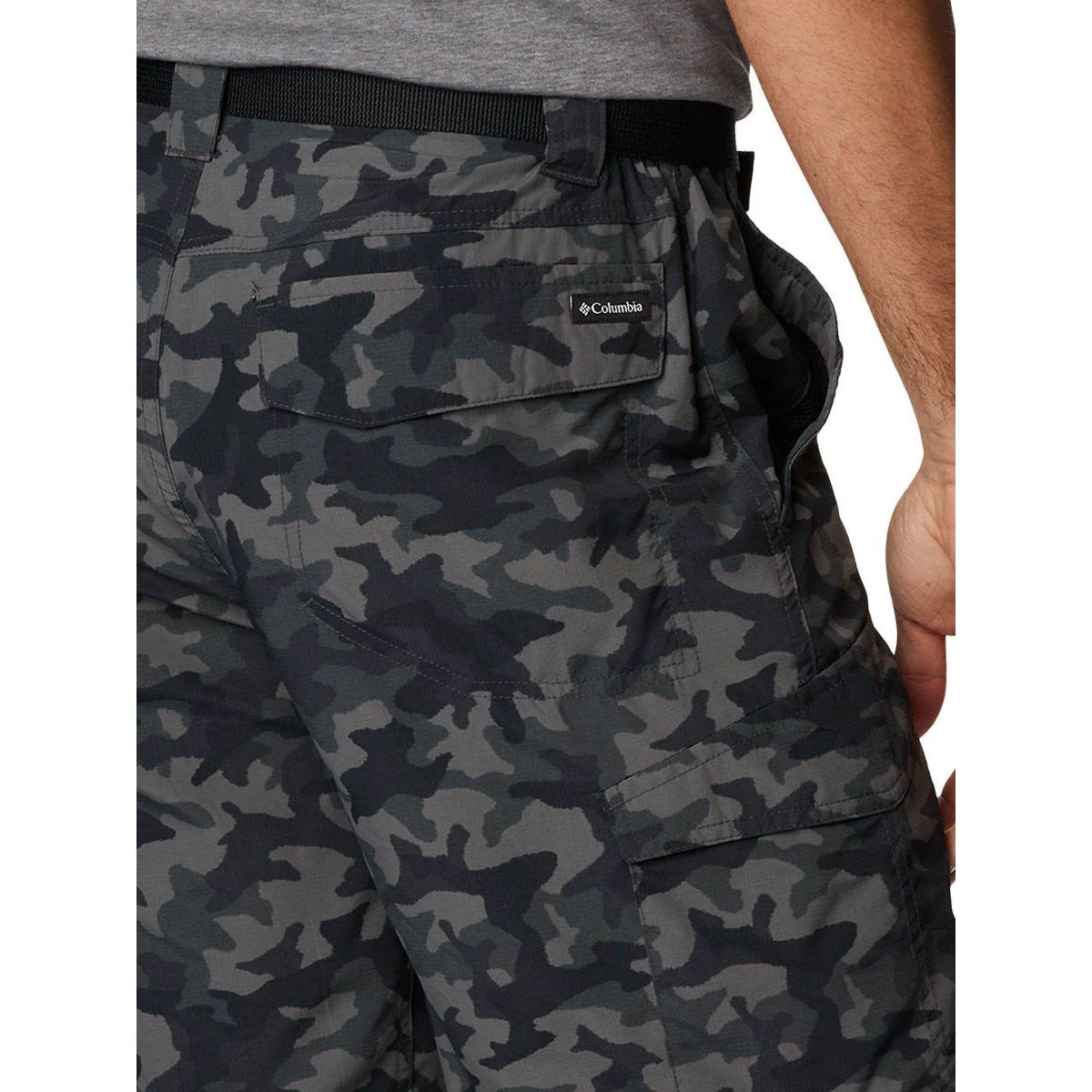 COLUMBIA Silver Cargo Men's Hiking Shorts - Black - 30 (US SIZE)