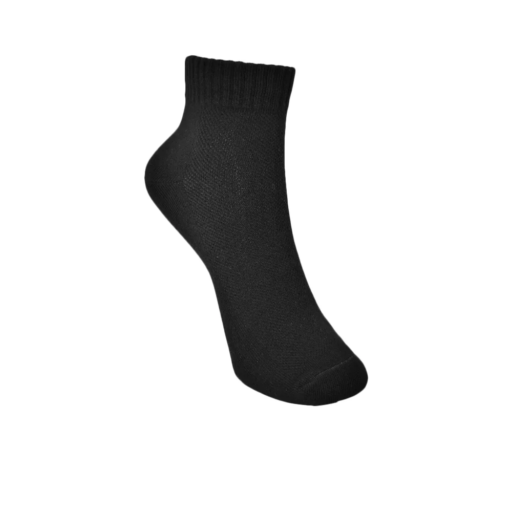 SKECHERS Quarter Unisex Socks - Black - ONE SIZE