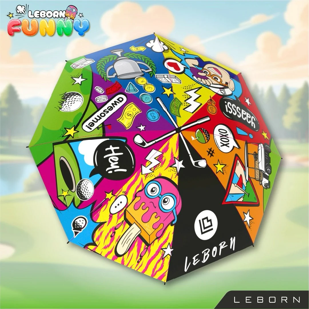 LEBORN Mini Umbrella ขนาด 30 นิ้ว ลายกราฟฟิคและการ์ตูน - Multi color - 30 INCES - Birdie