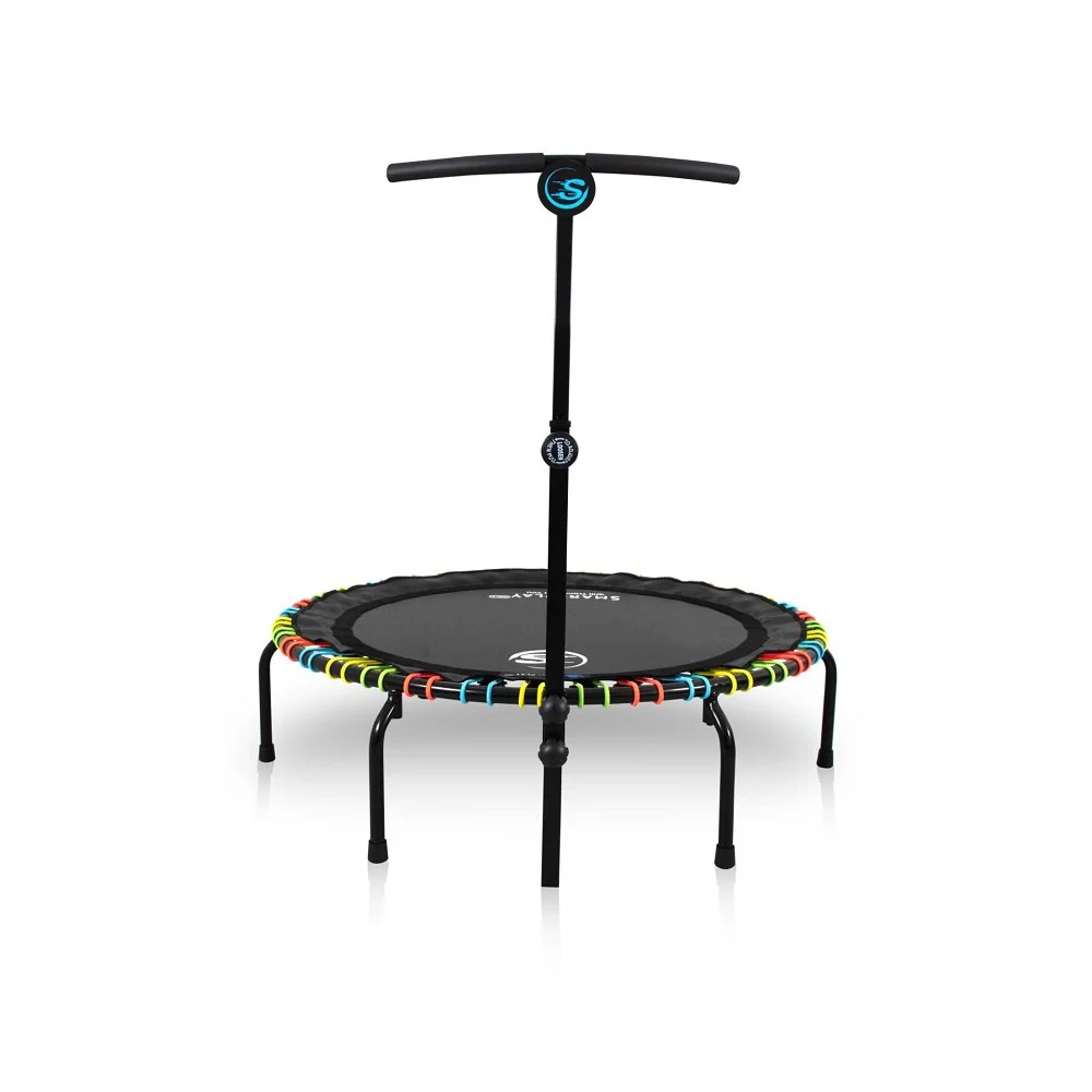 Smartplayonly แทรมโพลีนที่กระโดด รุ่น ซุปเปอร์บันจี้ยางยืด ขนาด 44 นิ้ว ทรงวงกลมขาแมงมุม หลากสี - Multi color - One Size