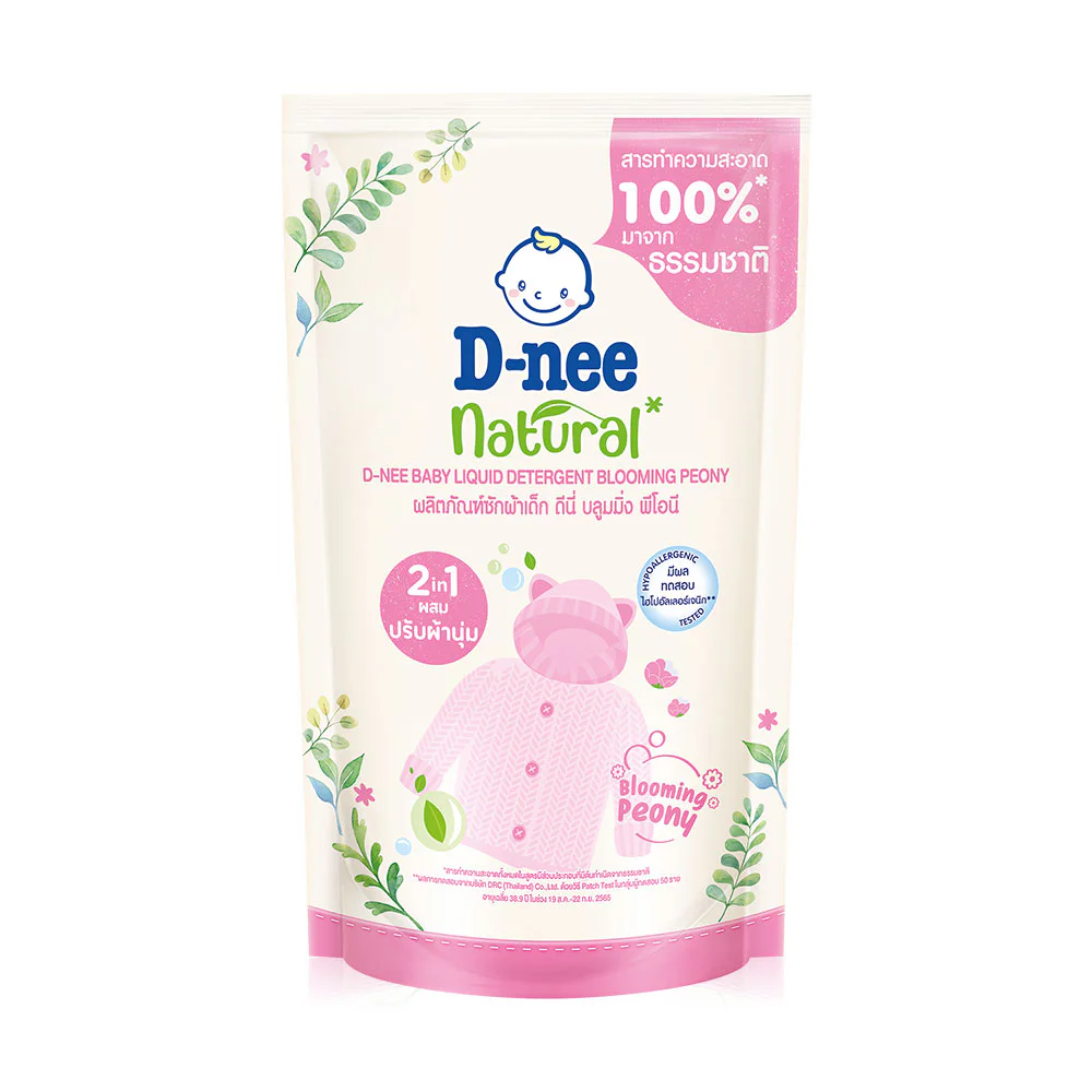 D-nee Baby Liquid Detergent Natural Blooming Peony [Pink] — Blooming Peony, 400 мл