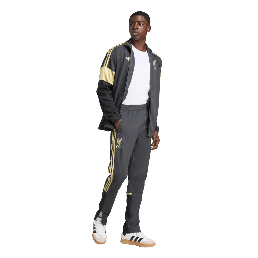 ADIDAS Liverpool FC LFSTLR Track Men's Lifestyle Pants - Black - 2XL (UK SIZE)