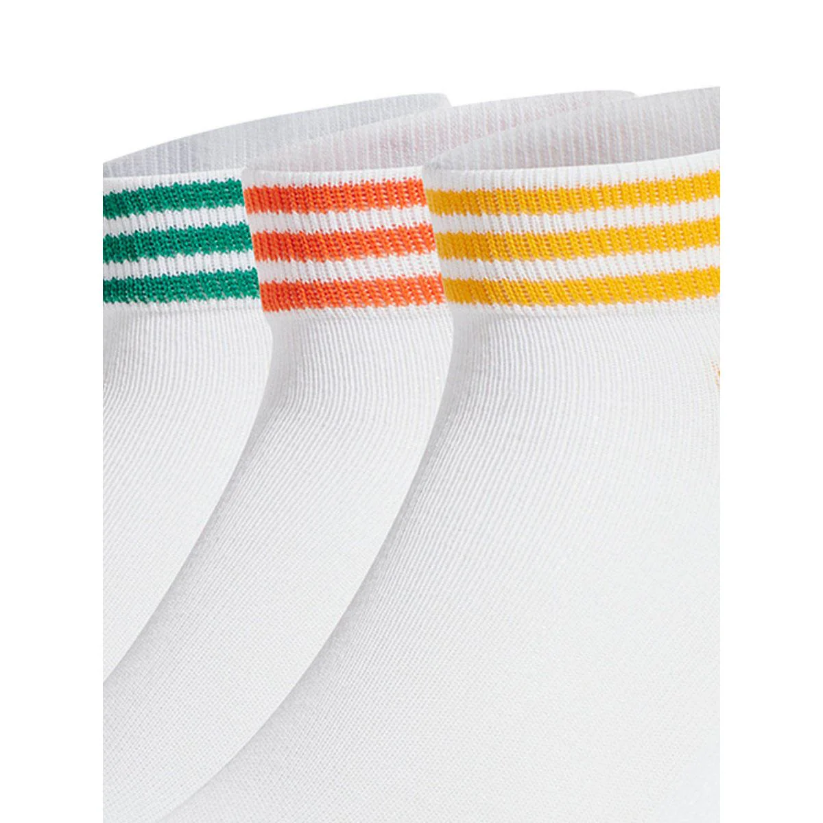 Носки унисекс Adidas Originals Island Club Trefoil Ankle (3 Pairs) — цвет белый, размер L (американский размер)