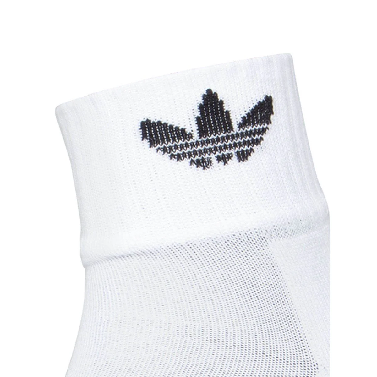 Носки унисекс Adidas Originals Mid Crew (3 Pairs) — цвет белый, размер L (американский размер)