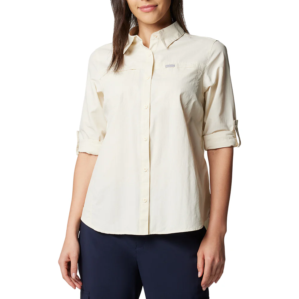 COLUMBIA Silver Ridge™ 3.0 Long Sleeve Women's Hiking Shirt - Beige - 2XL (US SIZE)