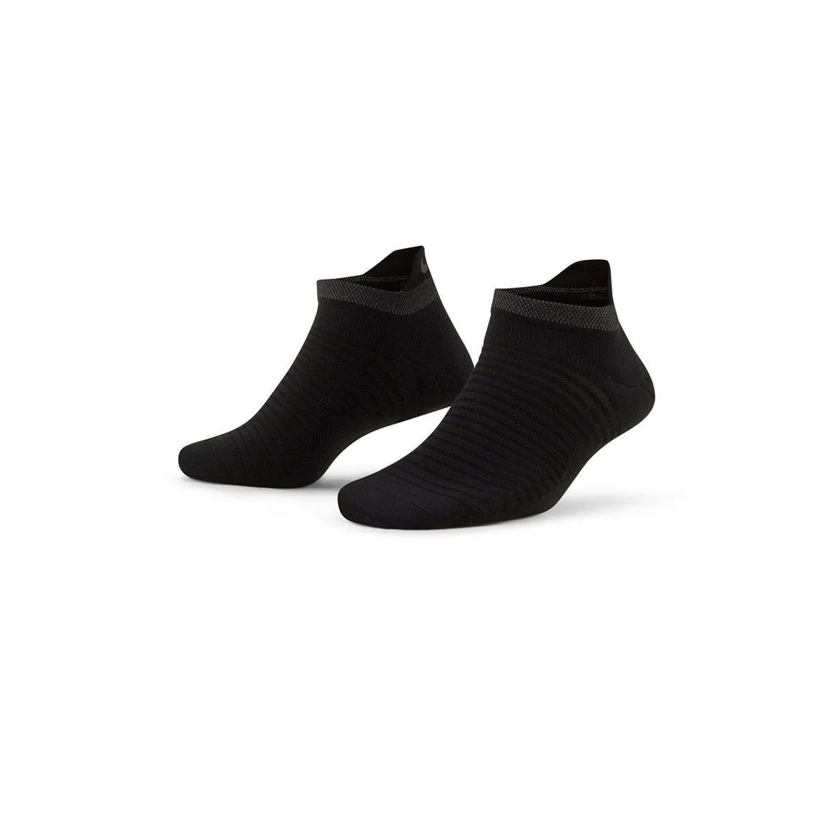 NIKE Spark Lightweight No-Show Unisex Running Socks - Black - 2XL (US SIZE)