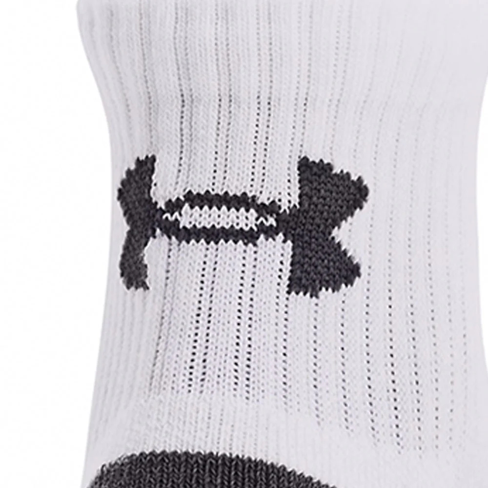 Носки унисекс Under Armour Performance Cotton Quarter (3 Pairs) — цвет белый, размер L (американский размер)