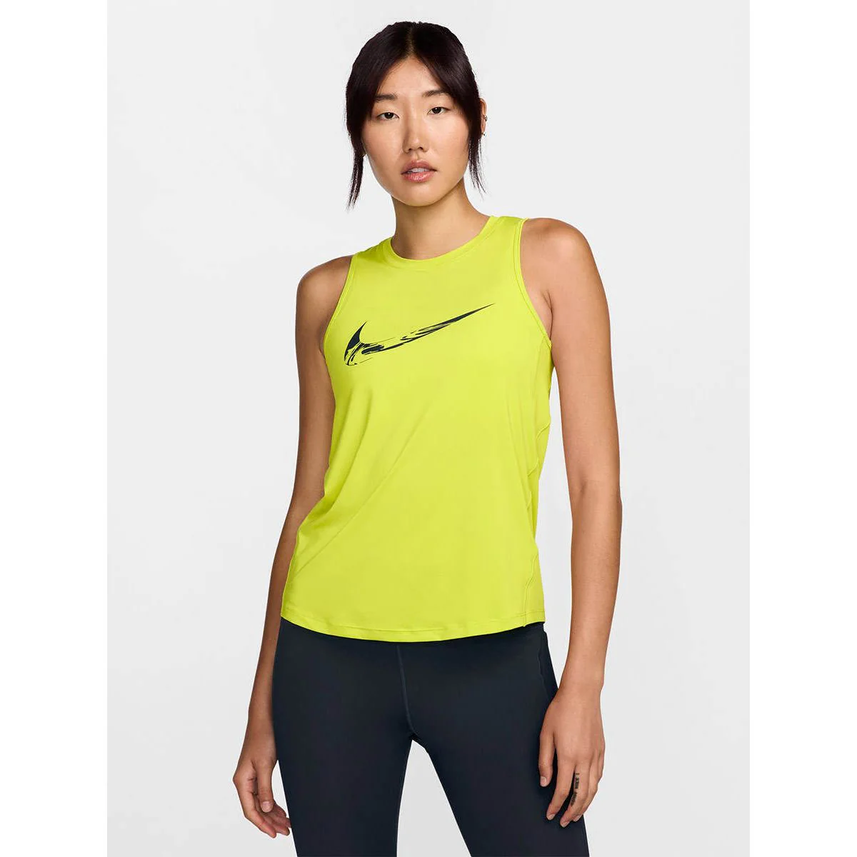 Nike One Women's Running Tank — цвет зеленый, размер L (американский размер)