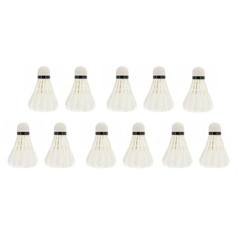 S SPORTS White Shuttlecock (12 pieces) - White - ONE SIZE
