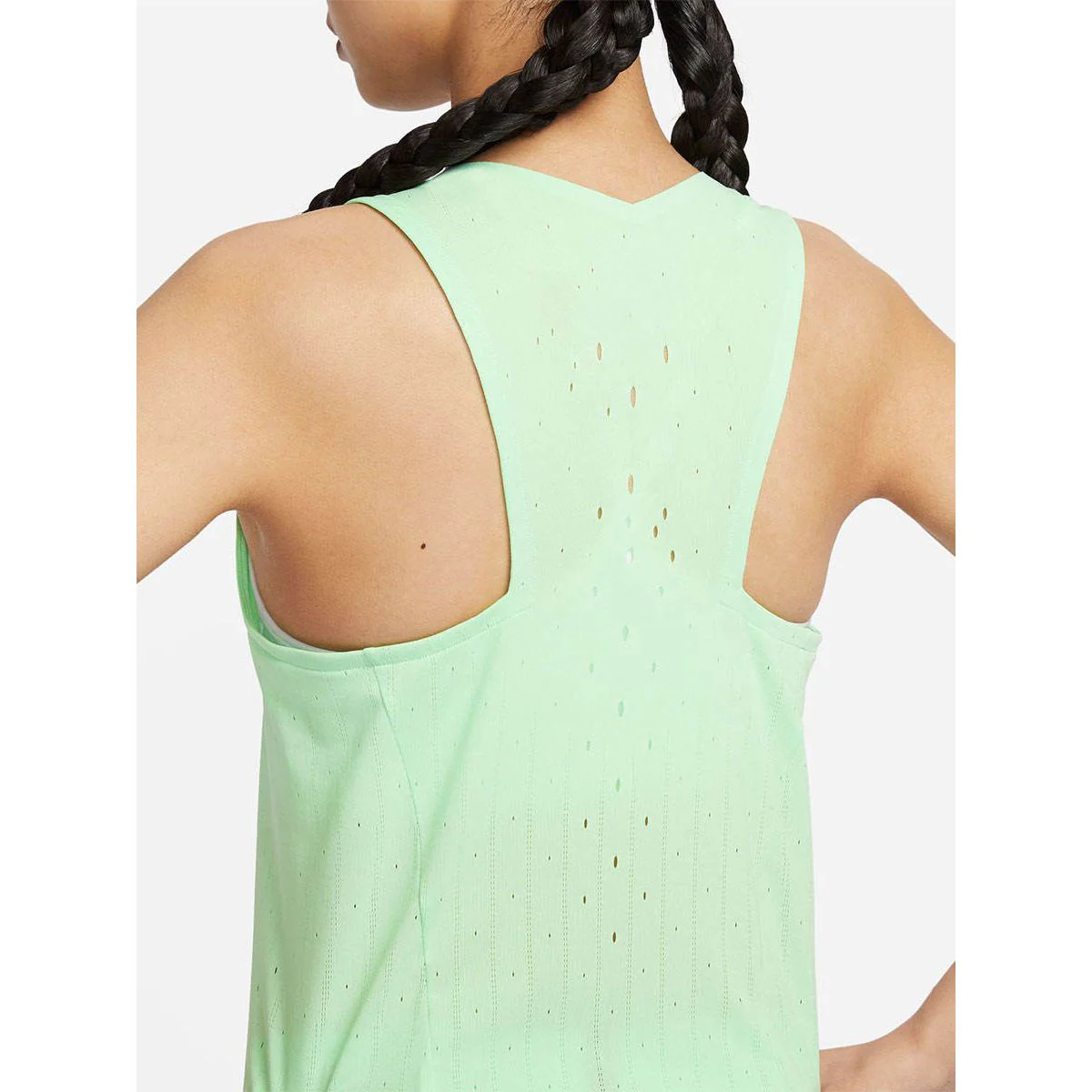 Nike AeroSwift Dri-FIT Adv Women's Running Tank — цвет зеленый, размер L (американский размер)
