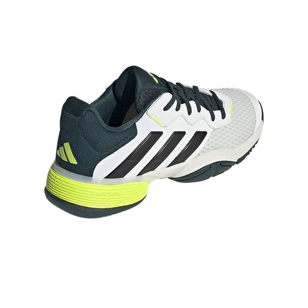ADIDAS Barricade Kids Tennis Shoes - White - UK 1