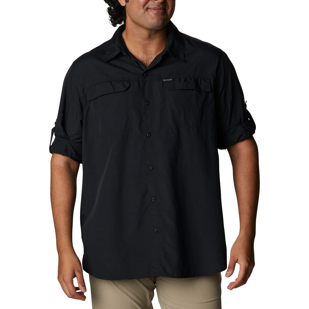 COLUMBIA Silver Ridge 2.0 Long Sleeve Men's Hiking Shirt - Black - 2XL (US SIZE)