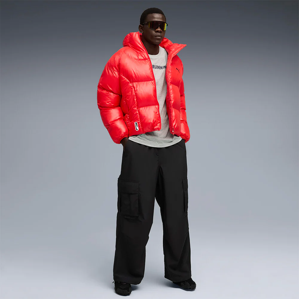 PUMA  Run Graphic Oversize Men's Running T-Shirt - Grey - L (UK SIZE)