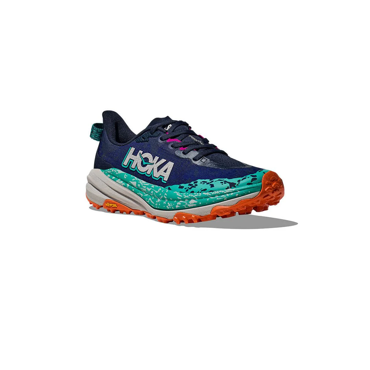 HOKA Speedgoat 6 Wide Women's Trail Running Shoes - Blue - US 6