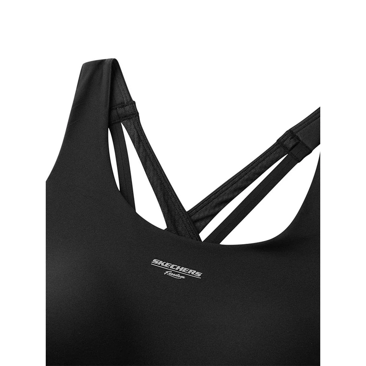 SKECHERS Freedom: Performance Women's Sports Bra - Black - 2XL (US SIZE)
