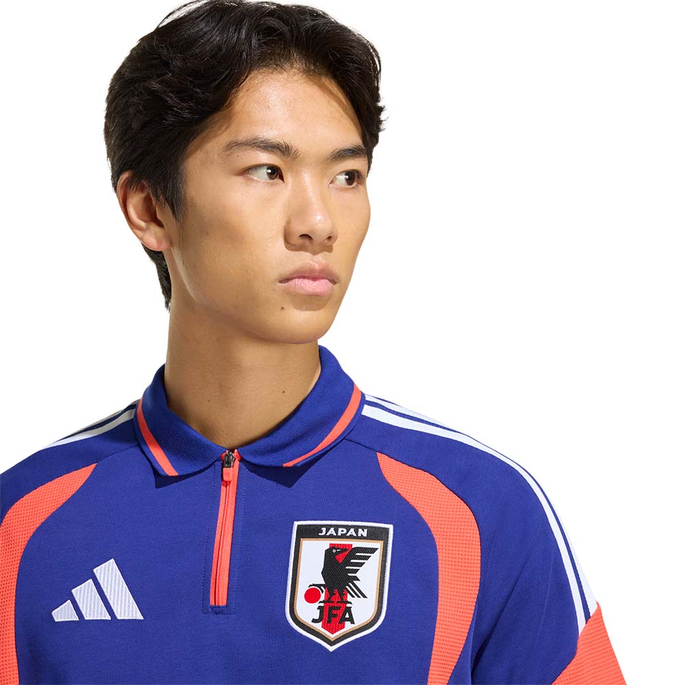 Мужской поло Adidas Japan 2026 Tiro Football — цвет синий, размер 2XL (UK SIZE)