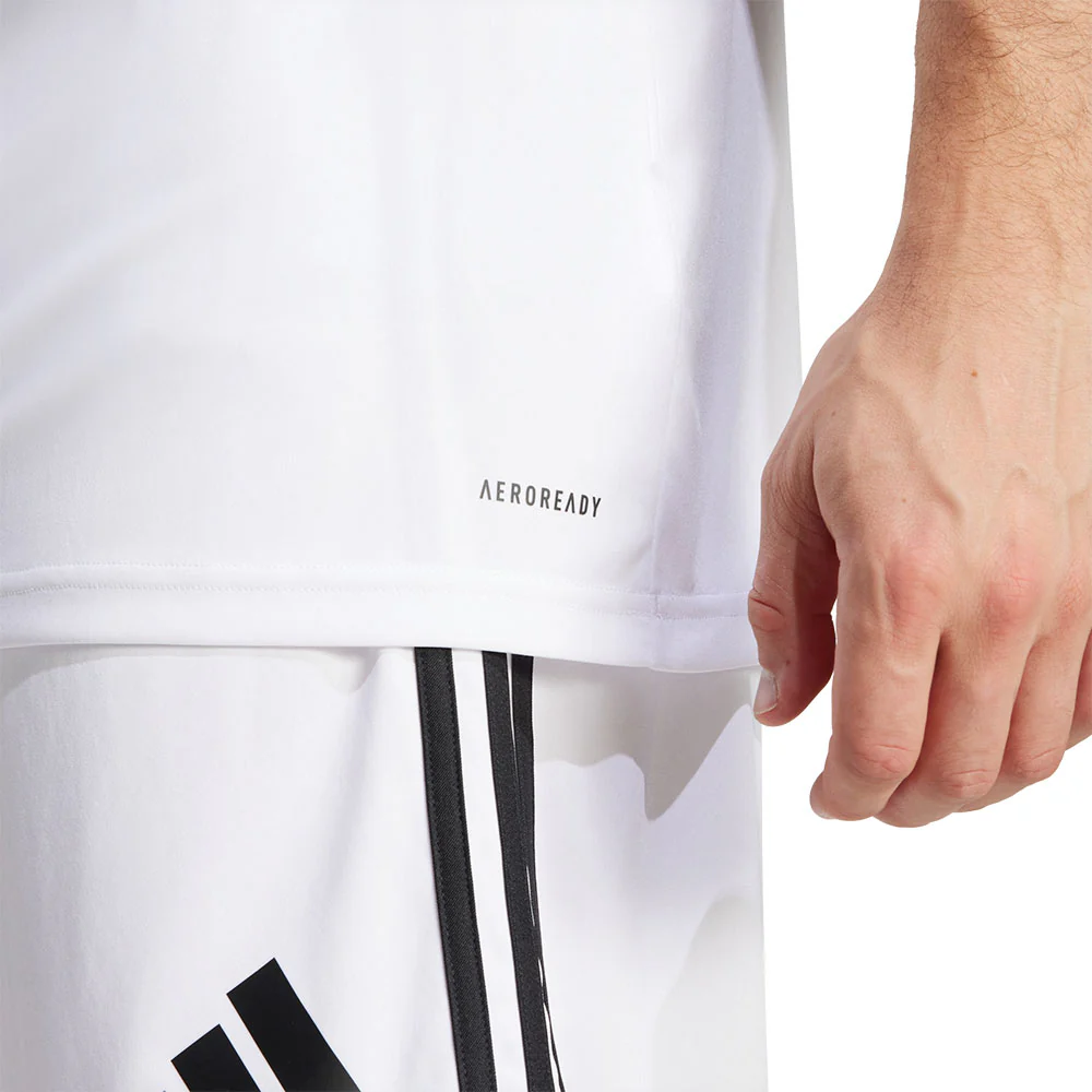 Мужская футбольная джерси Adidas Squadra 25 — цвет белый, размер 2XL (UK SIZE)