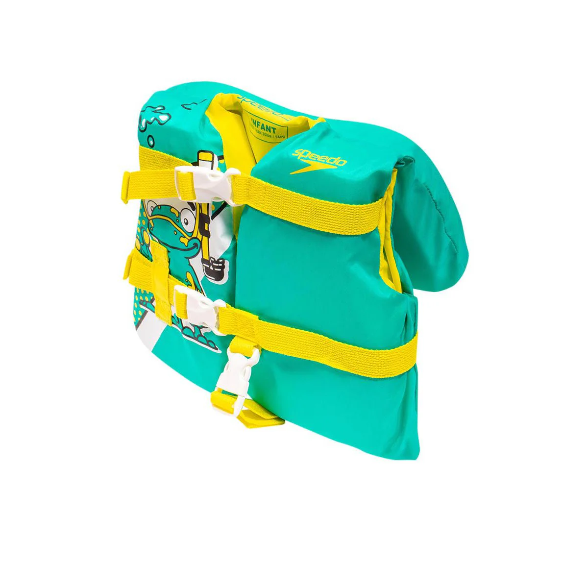 Speedo Infant Universal Nylon Pfd Kids Life Vest — цвет зеленый, размер единый размер