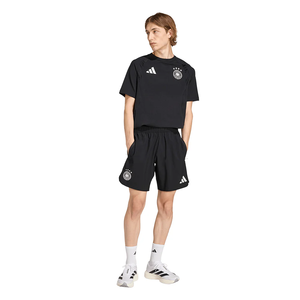 ADIDAS Germany Tiro Travel Men's Football Shorts - Black - L (UK SIZE)