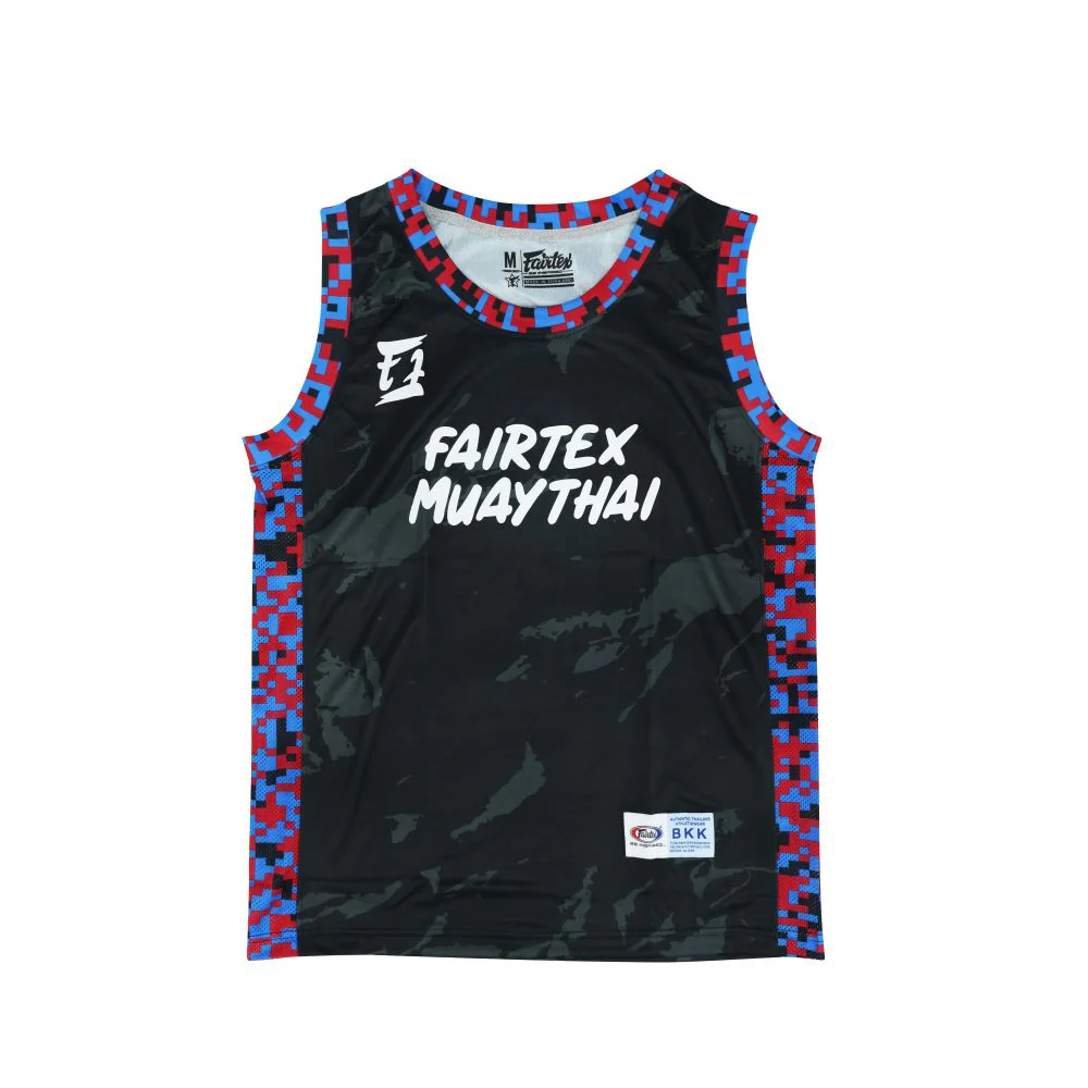 Fairtex Basketball Jersey - JS32 - Black - Black - L