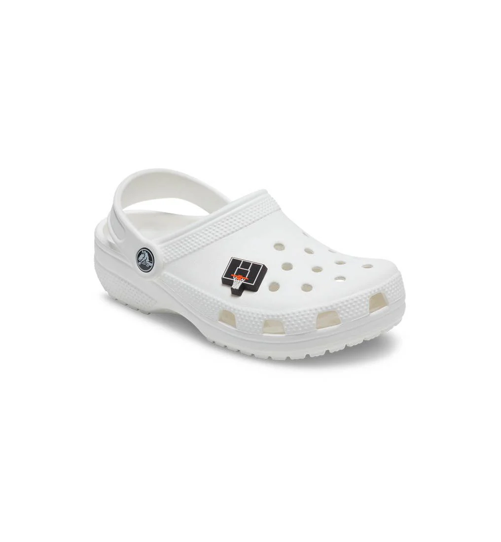 CROCS Jibbitz Black Basketball Shoe Charms - Multi Color - ONE SIZE