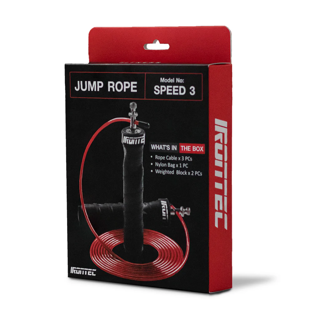 เชือกกระโดด รุ่น SPEED 3 - Black - ONE SIZE