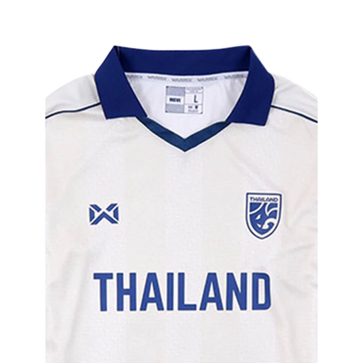 Джерси унисекс Warrix Lifestyle Oversize Long Sleeve 2024/25 Football — цвет белый, размер L (американский размер)