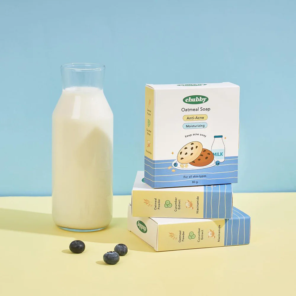 Chubby Oatmeal Soap 80g