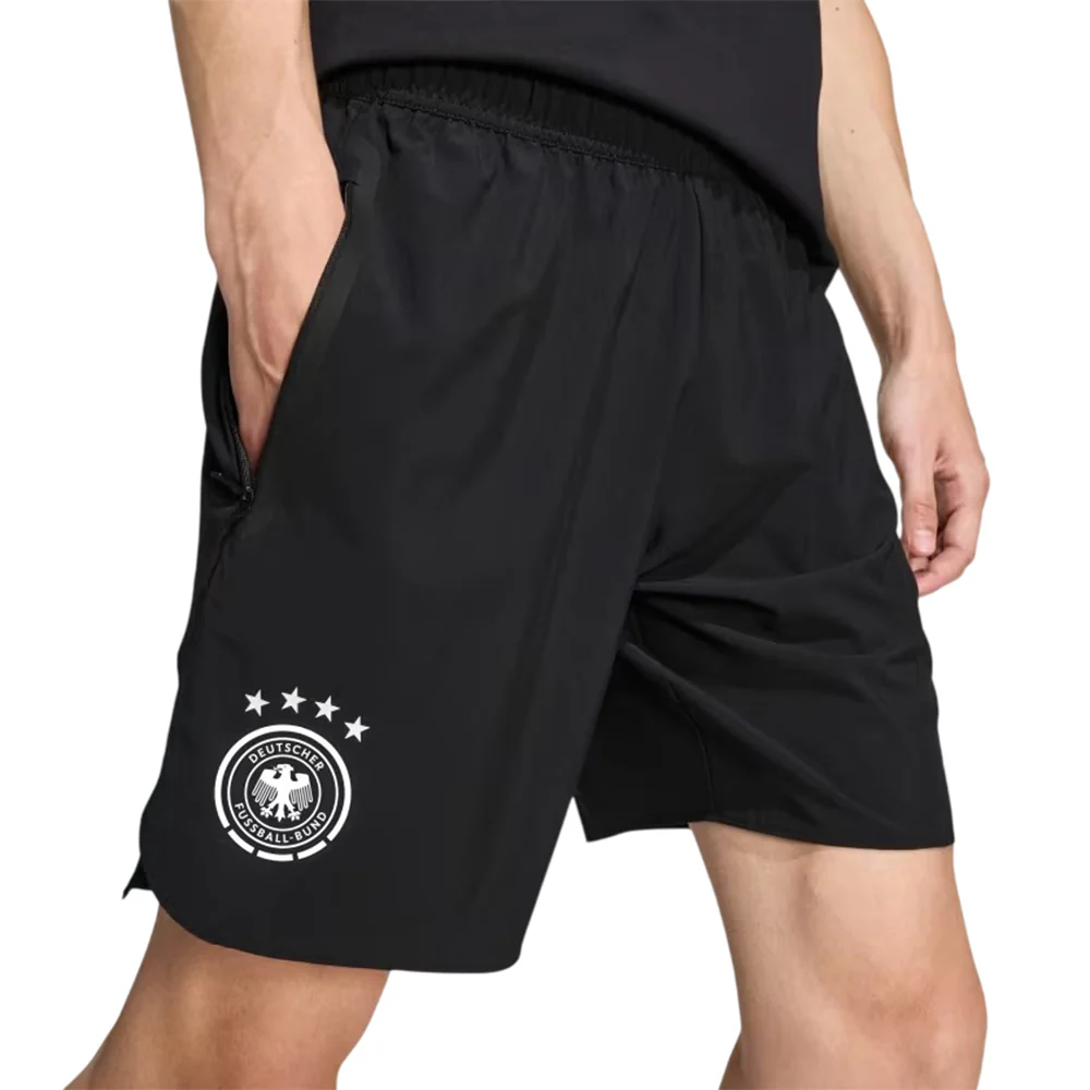 ADIDAS Germany Tiro Travel Men's Football Shorts - Black - L (UK SIZE)