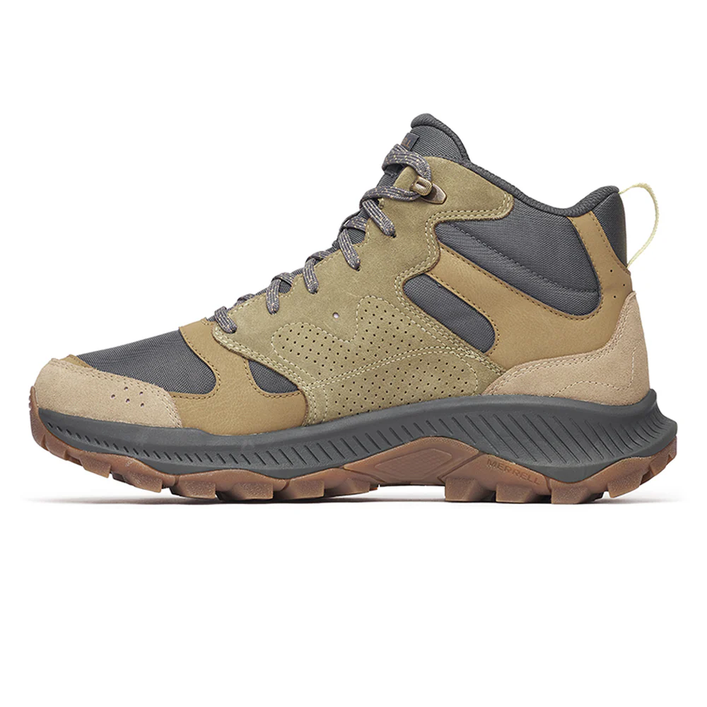 MERRELL Tempo Sol Mid Waterproof Men's Hiking Shoes - Brown - US 10