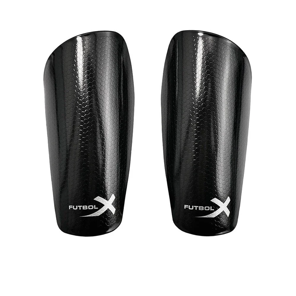 FUTBOLX Protect 02 Men's Football Shinguards - Black - L (US SIZE)