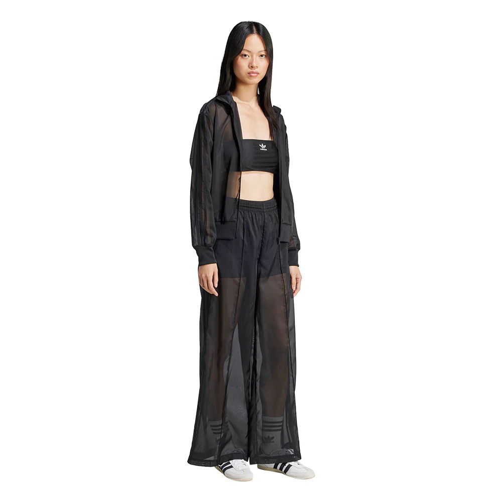 ADIDAS ORIGINALS Adicolor Sheer Track Women's Jacket - Black - 2XS (ASIAN SIZE)