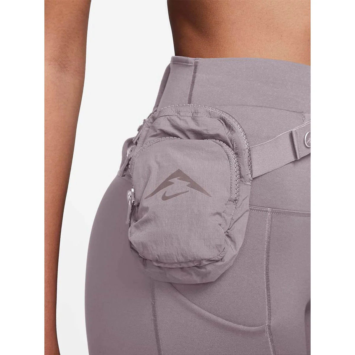 NIKE Trail Go Women's Running Leggings - Brown - L (ASIAN SIZE)