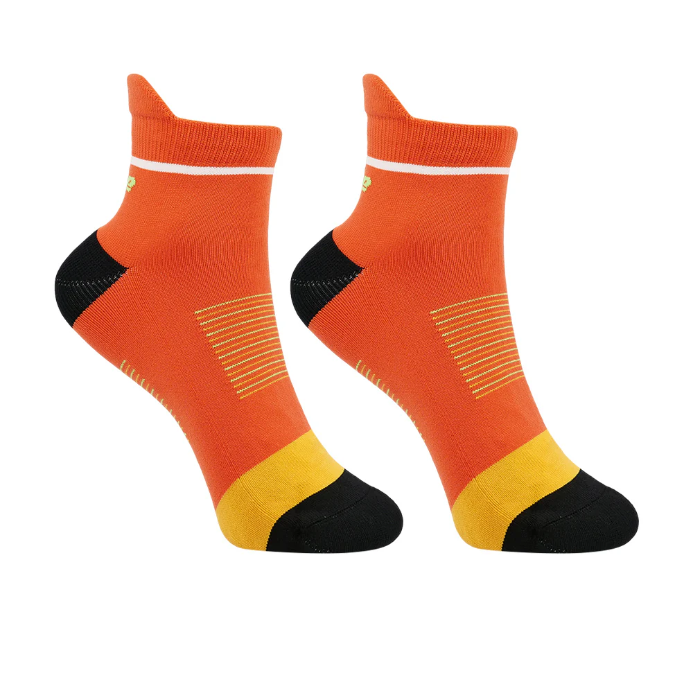 SPIKE Ankle Iris Unisex Running Socks - Orange - ONE SIZE