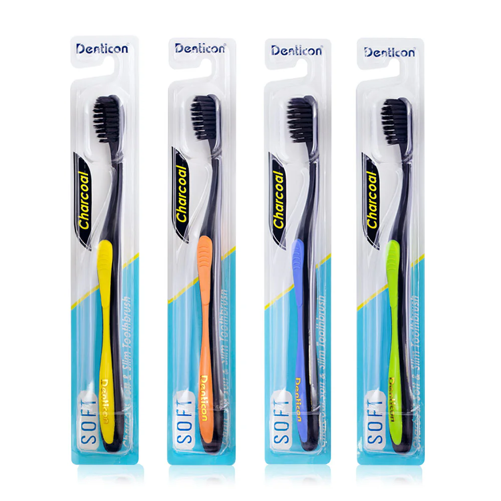 Denticon Toothbrush Charcoal [Random Color]