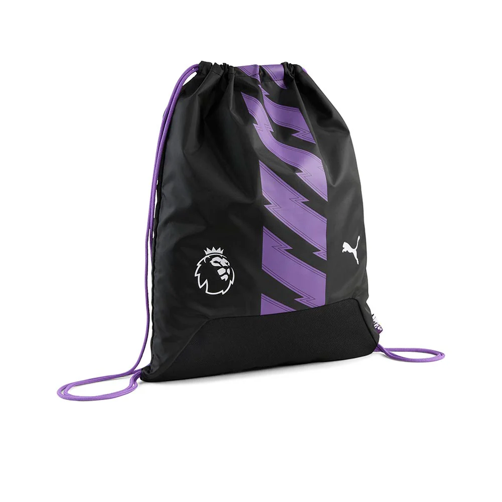 PUMA Premier League Unisex Gym Sack - Black - ONE SIZE
