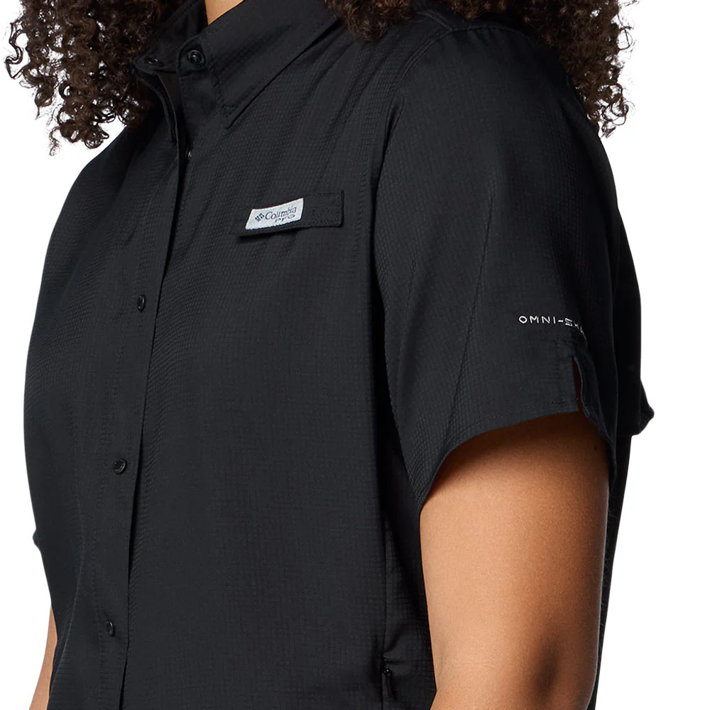 COLUMBIA PFG Tamiami™ II Short Sleeve Women's Shirt - Black - L (US SIZE)