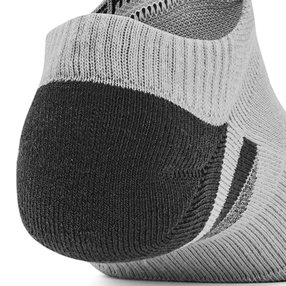 UNDER ARMOUR Performance Tech™ No Show Unisex Socks (3 Packs) - Black - L (US SIZE)