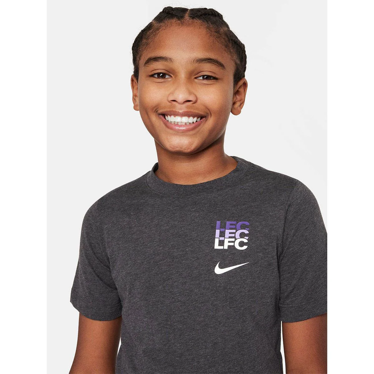 NIKE Liverpool FC Kids Football T-Shirt - Black - L (US SIZE)
