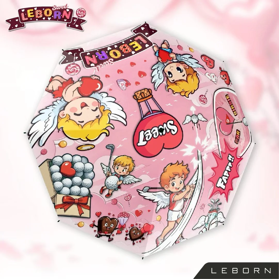 LEBORN Mini Umbrella ขนาด 30 นิ้ว ลายกราฟฟิคและการ์ตูน - Multi color - 30 INCES - Birdie