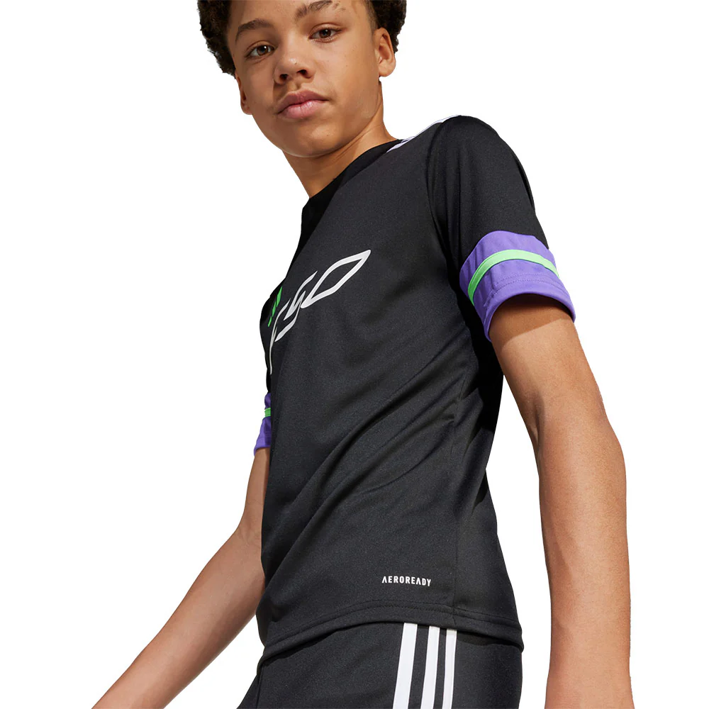 ADIDAS F50 Kids Football Jersey - Black - 128 CM