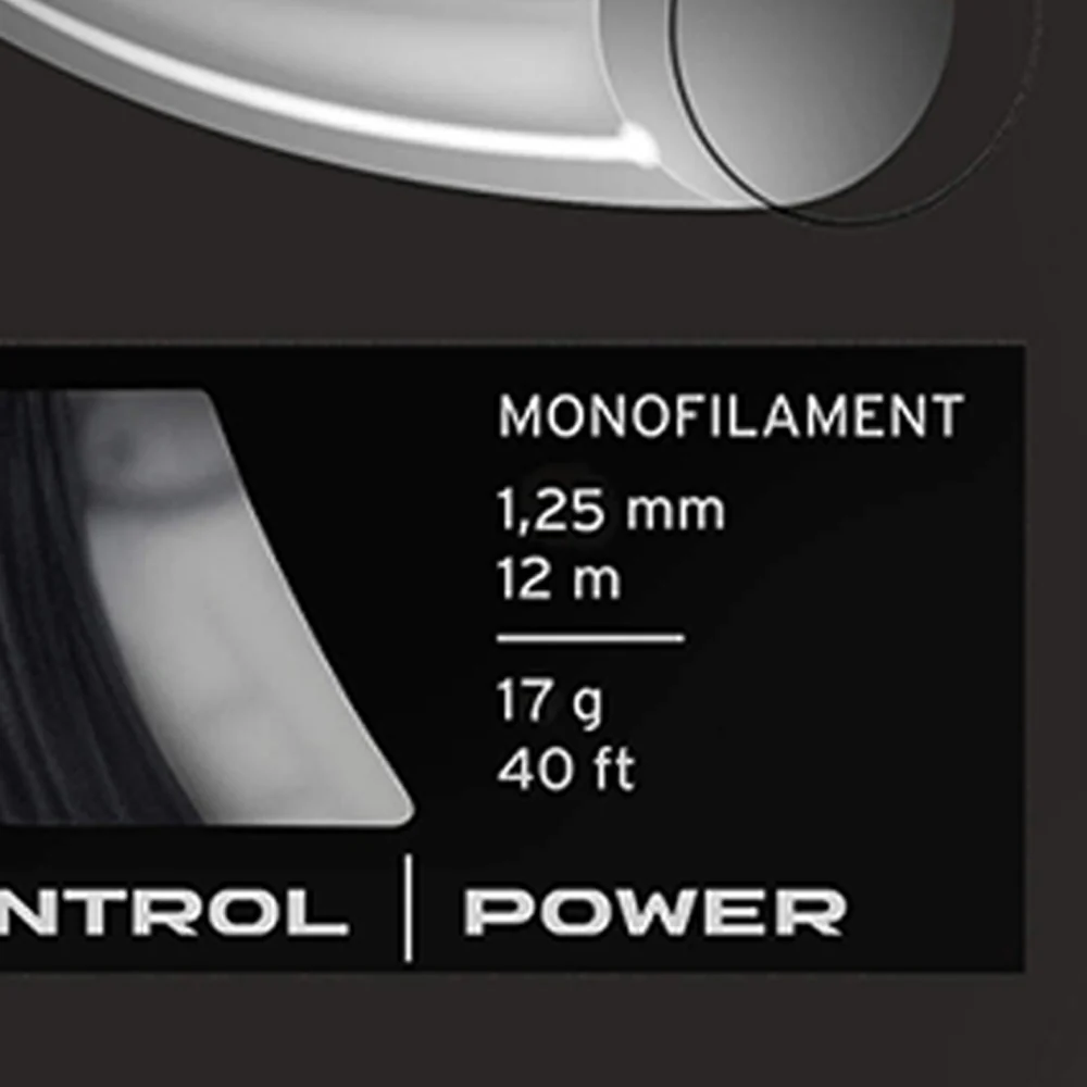 HEAD Hawk 17 Tennis String - Black - ONE SIZE