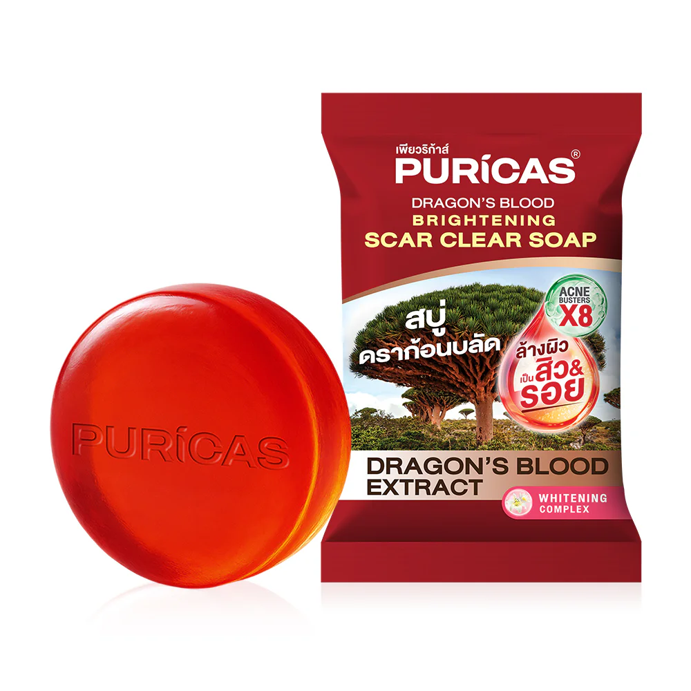Puricas Dragon’s Blood Brightening Scar Clear Soap 40g
