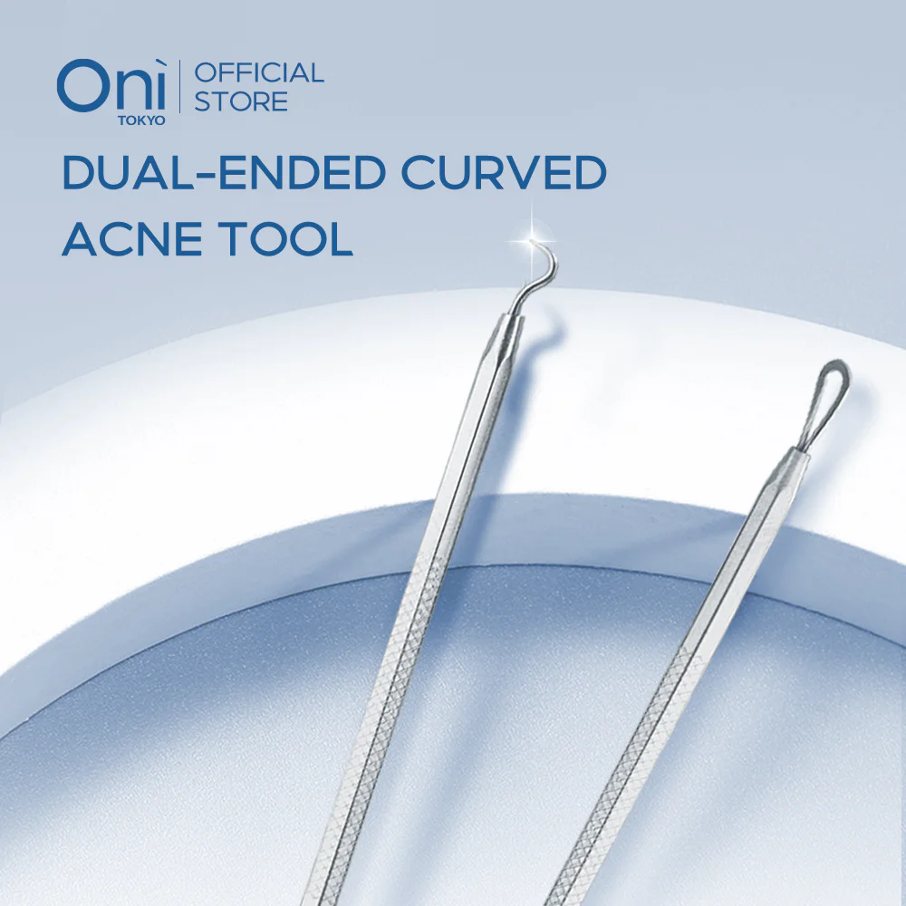 Oni Dual-Ended Curved Acne Tool