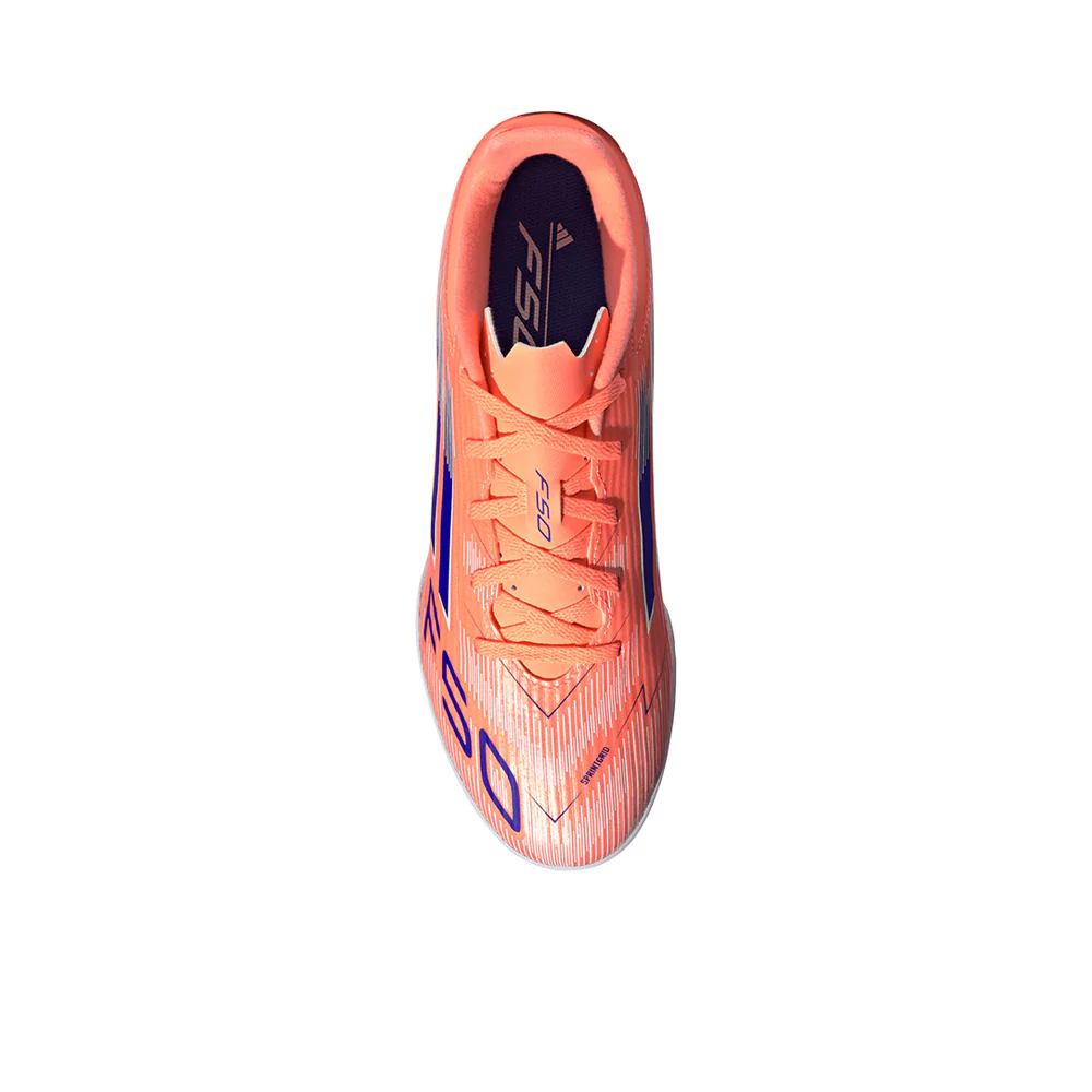 ADIDAS F50 Club Men's Futsal Shoes - Orange - UK 10