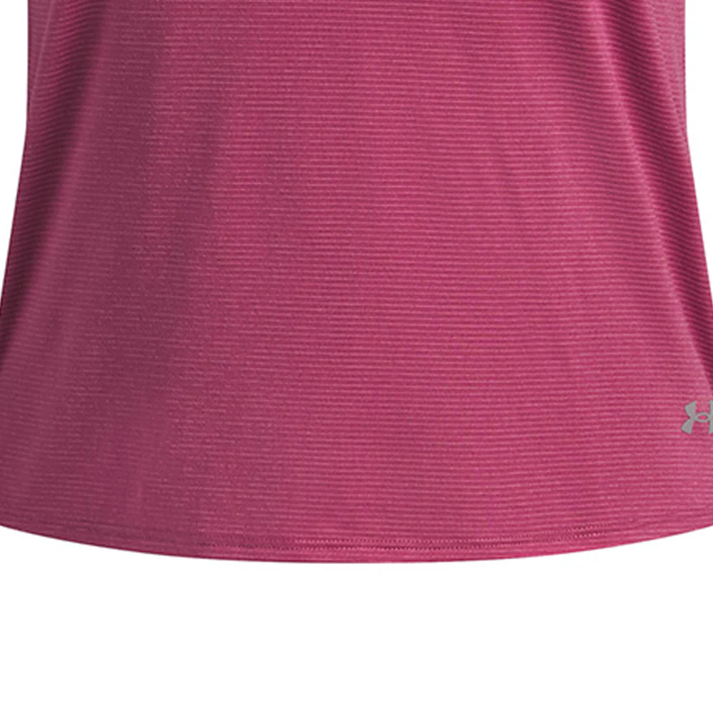 Женская беговая футболка Under Armour Launch Short Sleeve — цвет розовый, размер L (американский размер)