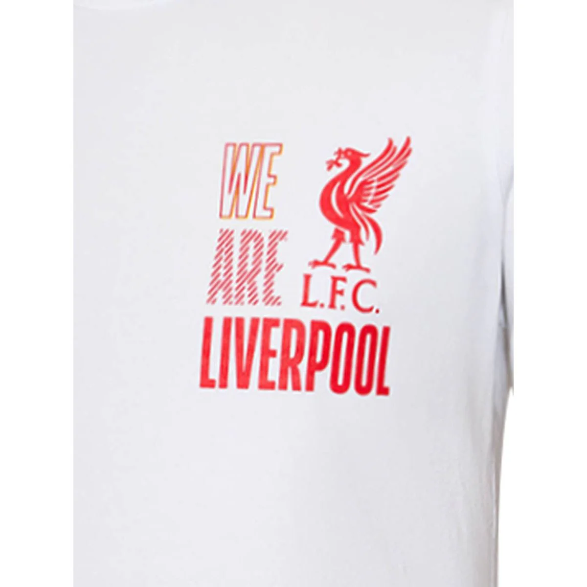 LFC Crest Logo Men's Football T-Shirt - White - 2XL (UK SIZE)