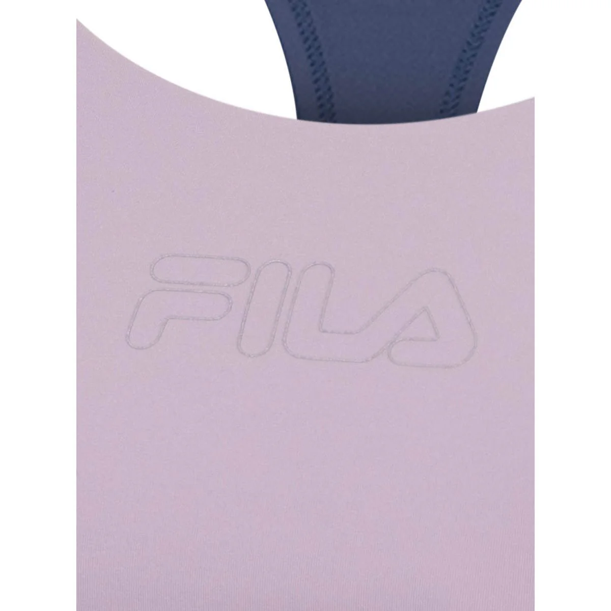 FILA Tennis SHA240810W Women's Sports Bra - Blue - 2XL (US SIZE)