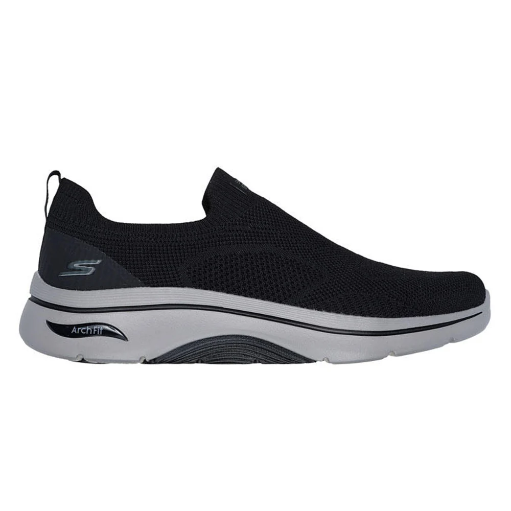 SKECHERS GO WALK® Arch Fit® 2.0 - Knitted Relief Men's Training Shoes - Black - US 10