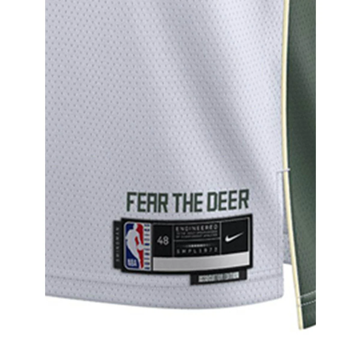 NIKE Milwaukee Bucks Association Edition 2022/23 Men's Basketball Jersey - White - 2XL (US SIZE)